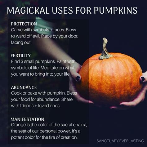 Magical attributes of pumpkins